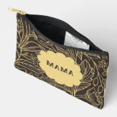 Personalisierte Kosmetiktüte mit einfachem Blumenm Zubehörtasche (Offen)