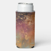 Personalisierte kosmische Sonnenansicht Selters Dosenkühler (Seltzer Rückseite)