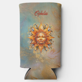 Personalisierte kosmische Sonnenansicht Selters Dosenkühler