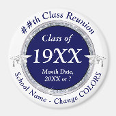 Personalisierte, kostengünstige Wiedersehen-Gesche Magnet (Vorne)