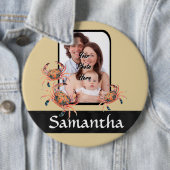 Personalisierte Krabbe Button (Beispiel)