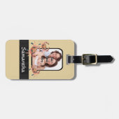 Personalisierte Krabbe Gepäckanhänger (Vorderseite horizontal)