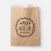 Personalisierte Kraft aus Liebe Geschenktütchen (Vorderseite)