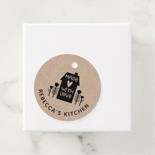 Personalisierte Kraft-Hütte mit Liebe Geschenkanhänger (Beispiel)