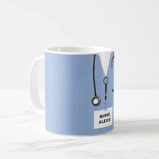 Personalisierte Krankengeschenke Kaffeetasse (Vorderseite Links)