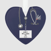 Personalisierte Krankengeschenke Ornament (Vorderseite)