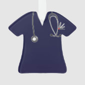 Personalisierte Krankengeschenke Ornament (Rückseite)