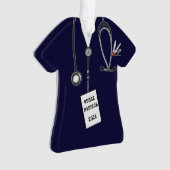 Personalisierte Krankengeschenke Ornament (Vorderseite)