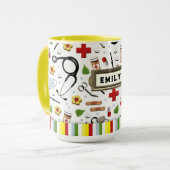 Personalisierte Krankengeschenke Tasse (Vorderseite Links)