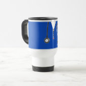 Personalisierte Krankenpflege Reisebecher (Vorderseite Links)