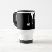 Personalisierte Krankenpflege Reisebecher (Vorderseite Links)