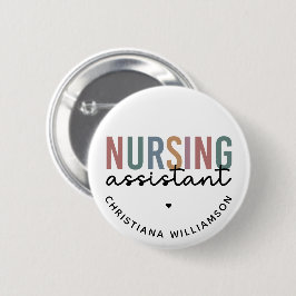 Personalisierte Krankenpfleger Button