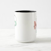 Personalisierte Krankenpfleger Retro NP Namensschi Tasse (Zentrum)