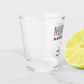 Personalisierte Krankenpfleger Schnapsglas (Links)