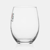 Personalisierte Krankenpfleger Weinglas Ohne Stiel (Links)