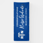 Personalisierte Krankenschwester Graduation Party  Banner (Vertikal)