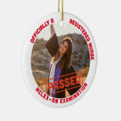 personalisierte Krankenschwester Keramik Ornament (Rechts)