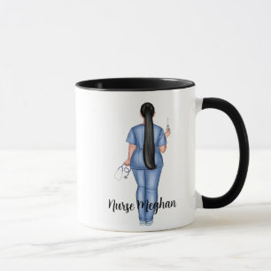 Personalisierte Krankenschwester "LPN Life" (dunkl Tasse