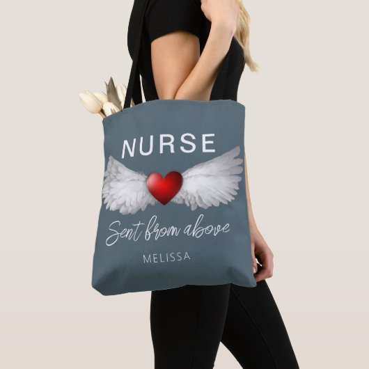 Personalisierte Krankenschwester Medical Angel Win Tasche (Von Nahem)