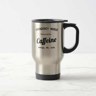 Personalisierte Krankenschwester mit Koffein Reisebecher
