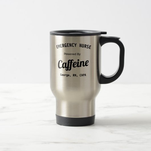 Personalisierte Krankenschwester mit Koffein Reisebecher (Rechts)