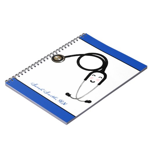 personalisierte Krankenschwester Notizblock (Linke Seite)