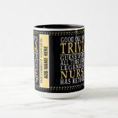 Personalisierte Krankenschwester, Ruhestätte Tasse (Zentrum)