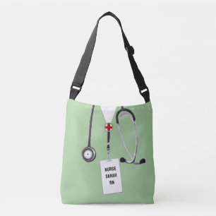 Personalisierte Krankenschwester-Tasche Crossbody- Tragetaschen Mit Langen Trägern