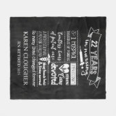 Personalisierte Krankenschwestern Blanket Krankens Fleecedecke (Vorderseite (Horizontal))