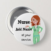 Personalisierte Krankentaste Button (Vorne & Hinten)