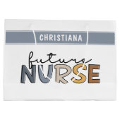 Personalisierte Krankenversicherung | Geschenke fü Große Geschenktüte (Rückseite)