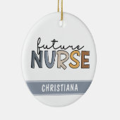 Personalisierte Krankenversicherung | Geschenke fü Keramik Ornament (Rechts)