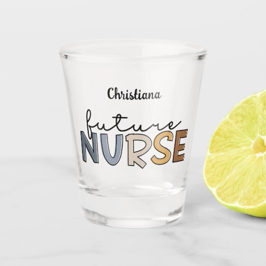 Personalisierte Krankenversicherung | Geschenke fü Schnapsglas (Vorderseite)