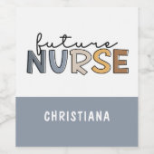 Personalisierte Krankenversicherung | Geschenke fü Weinetikett (Einzelnes Label)