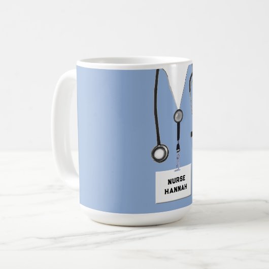 Personalisierte Krankenversicherung Kaffeetasse (Vorderseite Links)