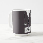 Personalisierte Krankenversicherung Kaffeetasse (Vorderseite Links)