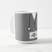 Personalisierte Krankenversicherung Kaffeetasse (Vorderseite Links)