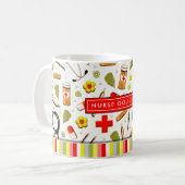 Personalisierte Krankenversicherung Kaffeetasse (Vorderseite Links)