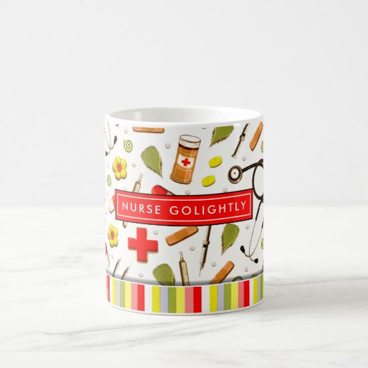 Personalisierte Krankenversicherung Kaffeetasse (Mittel)