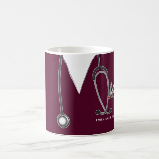 Personalisierte Krankenversicherung Kaffeetasse (Mittel)