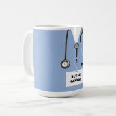 Personalisierte Krankenversicherung Kaffeetasse (Vorderseite Links)