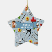 Personalisierte Krankenversicherung Keramik Ornament (Rechts)