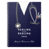 Personalisierte Krankenversicherung Notizblock (Vorderseite)