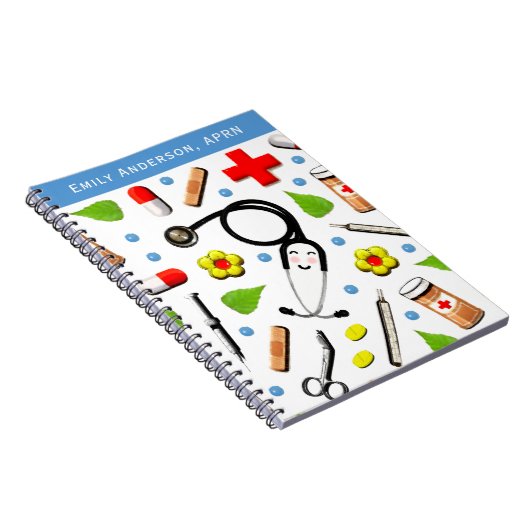 Personalisierte Krankenversicherung Notizblock (Rechte Seite)