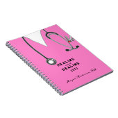 Personalisierte Krankenversicherung Notizblock (Rechte Seite)