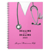 Personalisierte Krankenversicherung Notizblock (Vorderseite)