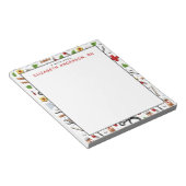 Personalisierte Krankenversicherung Notizblock (angewinkelt)