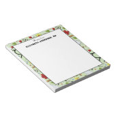 Personalisierte Krankenversicherung Notizblock (angewinkelt)