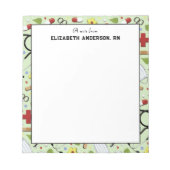 Personalisierte Krankenversicherung Notizblock (Vorderseite)