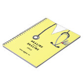 Personalisierte Krankenversicherung Notizblock (Linke Seite)